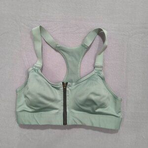 PINK Active Zip-Front Racerback Sports Bra – Perfect Condition